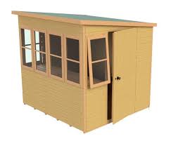 This cool garden shed features 17. Made In Europe Yellow Wooden Garden Shed Small Outdoor Tool Storage Sentry Shed With Door And