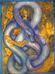 Watercolor Snake A Work In Progress Still But He S Finally Getting Some Scales Snake Painting Snake Drawing Animal Art