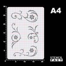 Lesezeichen sind schnell gebastelt, aber wem die zeit fehlt, der kann unsere vorlagen schnell ausdrucken und. Schablone Spiral Ranken Ornament Rosetten Bo14