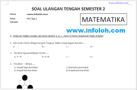 Maybe you would like to learn more about one of these? Soal Uts Matematika Kelas 3 Sd Semester 2 Genap Kurikulum Flickr