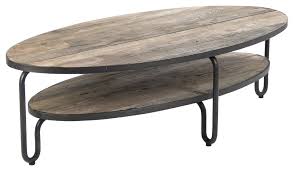 Wooden carving end table handmade round stool vintage furniture hand carved coffee table drum side table wooden carving furniture. Alberta Oval Coffee Table By Zentique Industrial Coffee Tables By Nook Cottage Houzz