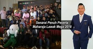 Pada tahun ini, tema sarkas diangkat sebagai pemilihan montaj. Ini Senarai Penuh Peserta Maharaja Lawak Mega 2018 Mlm2018 Penmerahpress