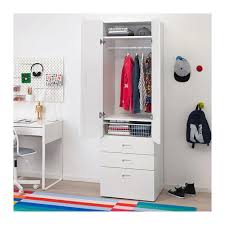 Stuva Fritids Wardrobe White White 23 5 8x19 5 8x75 5 8 Ikea Ikea Stuva Clothes Rail