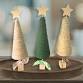Yarn Christmas Trees event in Mt Prospect, IL