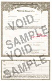 A certificate of origin may also be required by the buyer in the documentary requirements stated within a letter of credit. How To Obtain A Replacement Mso Or Vin For Your Felling Trailer Felling Trailers