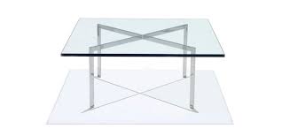 Barcelona Table The Perfect Complement To The Barcelona Chair Mies Van Der Rohe S Chrome And Glass Table Desi Coffee Table Barcelona Table Home Coffee Tables