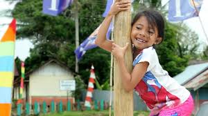 Lucu Lomba 17 Agustus 2016 Lomba Panjat Pinang Anak Anak Episode 3 Youtube