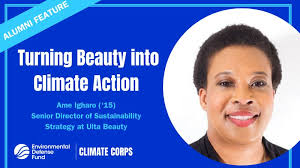 How EDF Climate Corps helped Ame Igharo lead sustainability at Ulta Beauty 