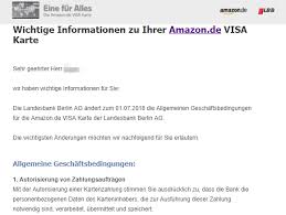 Die bank selbst stellt den account bei der einrichtung auf finanzierung, ohne jedoch die 25.03.2021 | landesbank berlin ag: Lbb E Mail Aktualisierung Der Agb Und Datenschutzerklarung Ist Echt