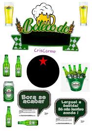 Venha experimentar as melhores comidinhas de boteco do mundo: Topo De Bolo Cerveja Heineken Em 2021 Bolo Cerveja Bolos De Aniversario Cerveja Festa De Aniversario Cerveja
