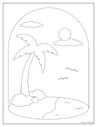 Learn about famous firsts in october with these free october printables. Summer Vacation Coloring Sheet By Mann S Market Tpt