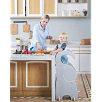 A toddler step stool is an incredibly convenient addition to your home, as it eliminates the need for you to lift your kid each time they want to access areas beyond their reach. Pp Opount Kids Standing Tower Toddler Kitchen Stool Wooden Step Stool With Adjustable Standing Platform Elephant Style Buy Online At Best Price In Uae Amazon Ae