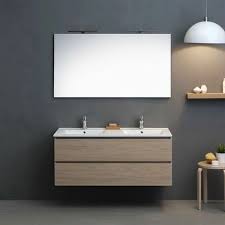 Molti modelli di lavabi bagno sono progettati per essere montati su mobili che fanno spazio a creme, saponi e altri prodotti. Mobile Bagno 120 Cm Con Due Cassetti E Doppio Lavabo Berlin