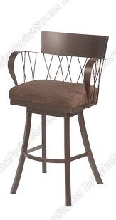 Vig Furniture T1084 Brown Eco Leather Contemporary Bar Stool Contemporary Bar Stools Bar Stools Stool