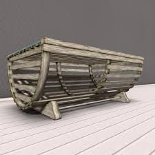 Dolphin sea world end table. Second Life Marketplace Nautica Lobster Trap Coffee Table Nautical Style Coffee Table