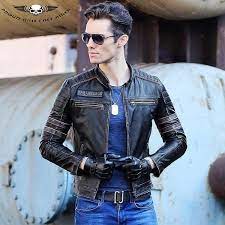 Urban Baron Skull Jacket In 2021 Leather Jacket Men Hipster Mens Fashion Leather Jacket