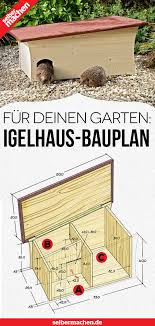 Igelhaus Fur Den Garten Selber Bauen In 2020 Igelhaus Igel Zuhause Igelhaus Selber Bauen