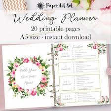 Wedding Planner Printable Wedding Planner Pages Do It Etsy Wedding Planning Binder Wedding Planner Printables Wedding Planning Book