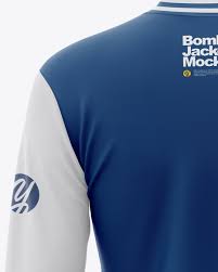Women S Long Sleeve Bomber Jacket Mockup Back View In Apparel Mockups On Yellow Images Object Mockups