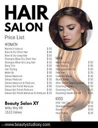 With several hair salons around your area though, how can you choose the best one? Create The Perfect Design By Customizing Easy To Use Templates In Minutes Easily Convert Your Imag Hair Salon Prices Hair Salon Price List Hair Salon Pictures