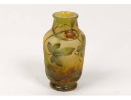 Vase Pate De Verre Daum Nancy 19 Eme Daum Art Nouveau Glass Art