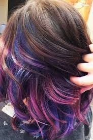 To bring brown hair to a bright and eccentric purple, bleaching pretty much a guaranteed part of the process. Purple Hair Trend 50 Best Purple Hair Colors Styling Ideas