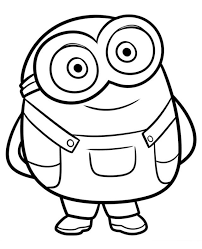 How to draw bob kevi. 30 Inspiration Photo Of Minions Coloring Pages Albanysinsanity Com Minion Drawing Minion Painting Minion Coloring Pages