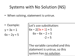 Systems With No Solution Or Infinitely Many Solutions Ppt Download