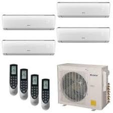 Gree Multi 21 Zone 34000 Btu 3 0 Ton Ductless Mini Split Air Conditioner With Heat Inverter Remote 230 Volt 60hz Multi36hp400 The Home Depot Ductless Mini Split Ductless Ductless Air Conditioner