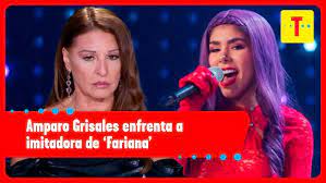 Tensa discusión entre Amparo Grisales y la imitadora de Fariana tras su  eliminación | Tropicana - YouTube