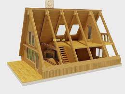 However, versions have been built for less, and fancier ones have been built for far more. Framing An A Frame Cabin On A Budget