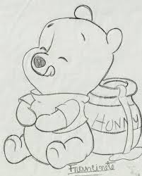 Renata S Little Things Teddy Bear Puff Baby Cute Disney Drawings Disney Art Drawings Disney Drawings