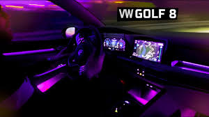 Magnifique Interieur Vw Golf 8 Enfin De La Couleur Youtube