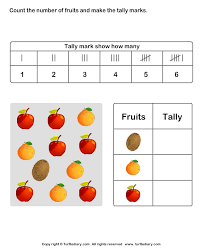 Record Data With Tally Charts Worksheet Turtle Diary