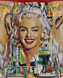 I hope you like. This art like.￼ Andy Warhol style spot. Marilyn smile sent  with my love it, I'm not