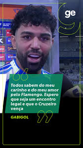 Após a vitória sobre o Vila Nova, pela Copa do Brasil, Gabigol projetou o  reencontro com o Flamengo, no domingo, pelo Brasileirão. #ge #futebol  #cruzeiro #gabigol #flamengo #tiktokesportes