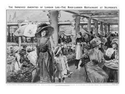 Additionally, we are happy to assist you with this or undertake it for you. Selfridges Roof Garden Restaurant London 1910 Giclee Print Allposters Com Roof Garden Selfridges Pergola Plans