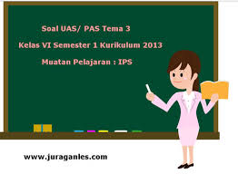 Soal uas ips kelas 8 semester 1 kurikulum 2013. Soal Uas Pas K13 Kelas 6 Semester 1 Tema 3 Ips Juragan Les