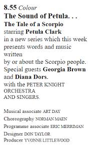 1970 British Television Appearances