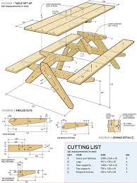 Picnic Table Build Woodworking Project Plans Woodworking Projects Plans Printable Woodworking Plans Woodworking Plans