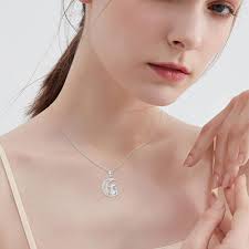 ZIPPICE Le Petit Prince Chaîne Lune Collier pour Femme Argent Sterling 925  Pendentif Celtique Bijoux Cadeau pour Femmes Filles : Amazon.fr: Mode