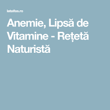 Anemie Lipsă De Vitamine Rețetă Naturistă Medicină Alternativă Rețete și Nutriție