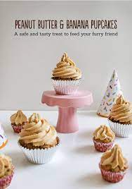 Peanut Butter And Banana Pupcakes Cupcakes For Your Dog Love Swah Recipe Dog Cake Recipes Dog Safe Cake Recipe Dog Birthday Cake