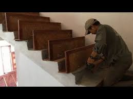 Vinyl options for stair treads and risers are also available. Amazing Techniques Woodworking You Have Never Seen How To Installation A Wooden Staircase Treads Youtube Wooden Staircases Diy Stairs Diy Staircase