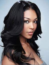 Long Hairstyles For Black Women With Layer Natural Hair Styles Hair Styles Long Hair Styles