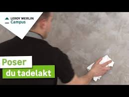 Test de la peinture luxens, peinture carrelage, meuble, mur, salle de bain, par leroy merlin, une bonne surprise ? Comment Appliquer Du Tadelakt Leroy Merlin Youtube