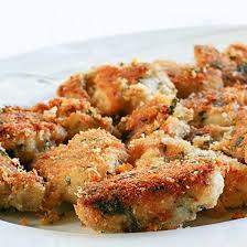 Parmesan Chicken Breast Baked Nuggets Simplyrecipes Com