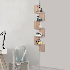 Etagere chambre épinglé sur home, en casa 2 étagères murales pour chambre à coucher avec, etagere murale chambre enfant achat vente pas cher idées comment l utiliser, etagere chambre, etagere murale chambre 12 idées de décoration intérieure, idée déco étagère murale chambre d. Etagere D Angle Etagere De Rangement Design Contemporain Zig Zag 20l X 20l X 126h Cm 5 Niveaux Panneaux De Particules Chene Clair Bibliotheque Et Etagere Salon Meuble Gifi