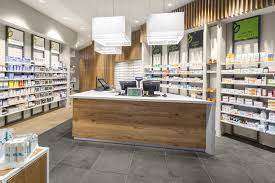 Farmacia Riva By Amlab Pharmacy Design Retail Design Store Design Pharmacy Shelving Pharmacy Furniture Pharmacy Decor Shop Interior Pharmacy Design
