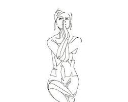 You Will Receive An Archival Art Print Of My Original Line Drawing The Watermark Will Not Appear On Your Print And I Will Sign E Yoga Art Drawings Art Prints